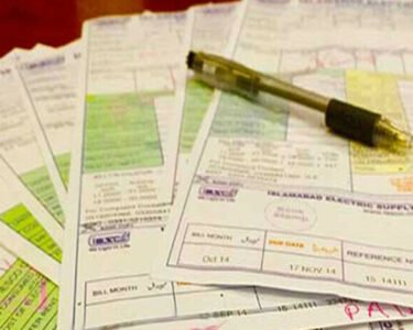 Electricity bills ٹی وی فیس