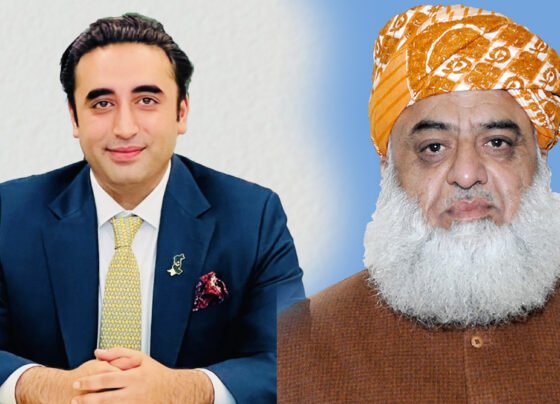 Bilawal and Maulana Fazlur Rehman