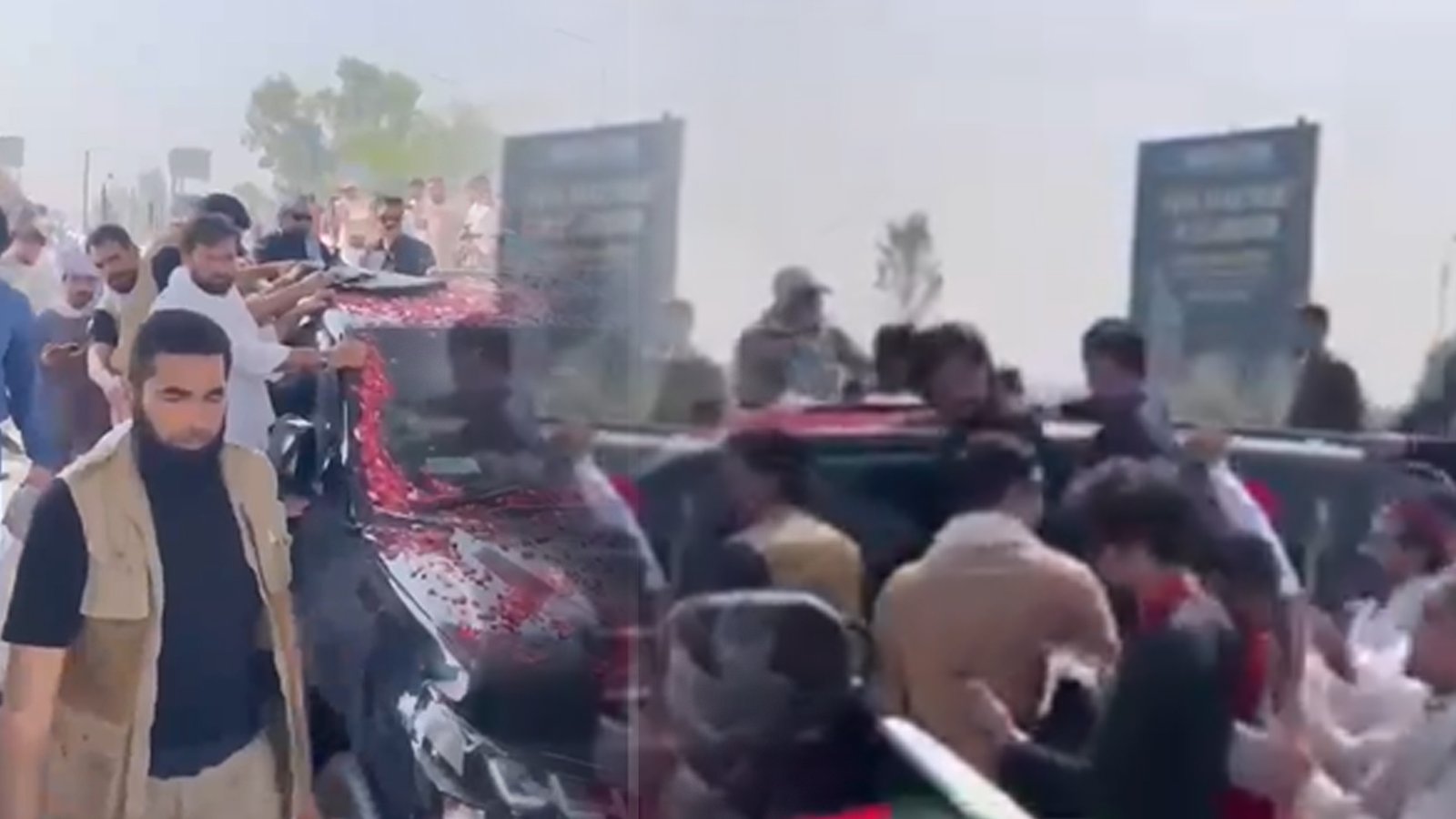وزیر اعلیٰ خیبرپختونخوا پشاور موٹر وے سے اسلام آباد کی جانب روانہ