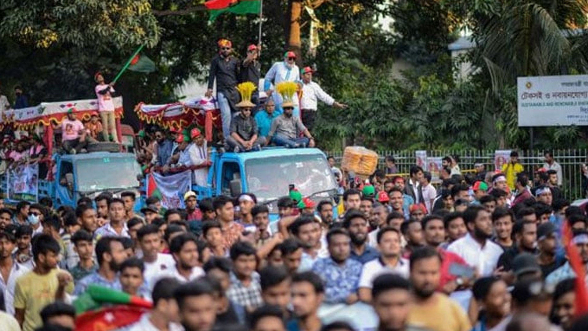 بنگلہ دیش نیشنل پارٹی نے عبوری حکومت کے سامنےدو بڑے مطالبات رکھ دئیے