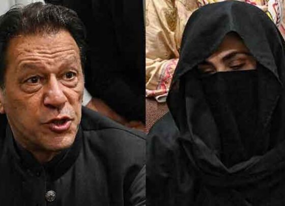 Imran khan and Bushra ناصر جاوید رانا