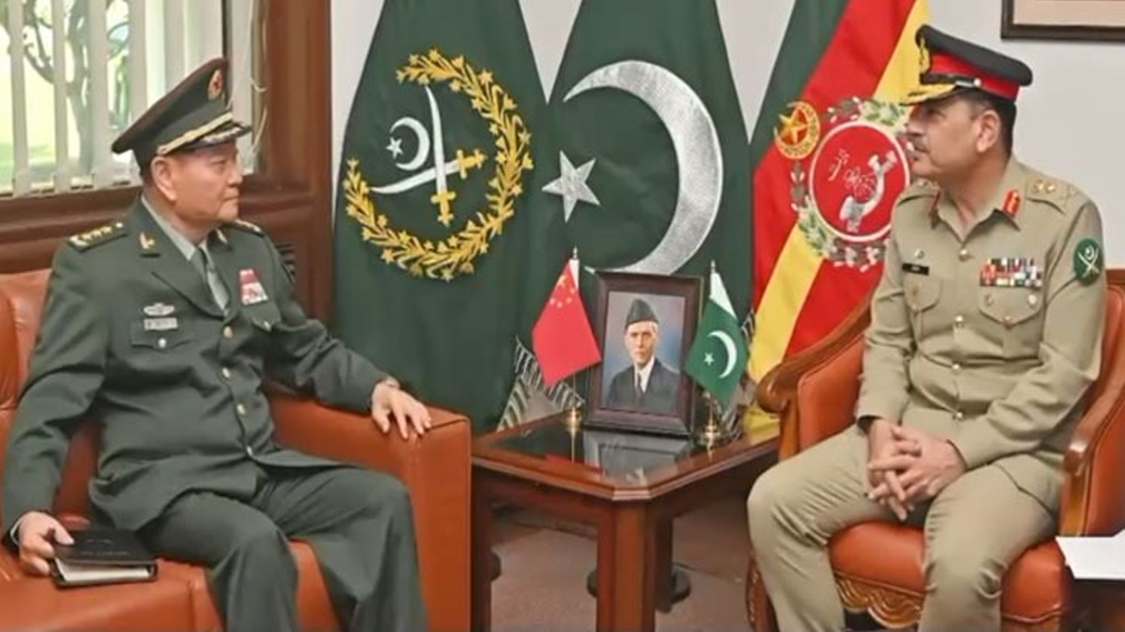 پاکستان اور چین کے تعلقات باہمی اعتماد اور تعاون پر مبنی ہیں، آرمی چیف