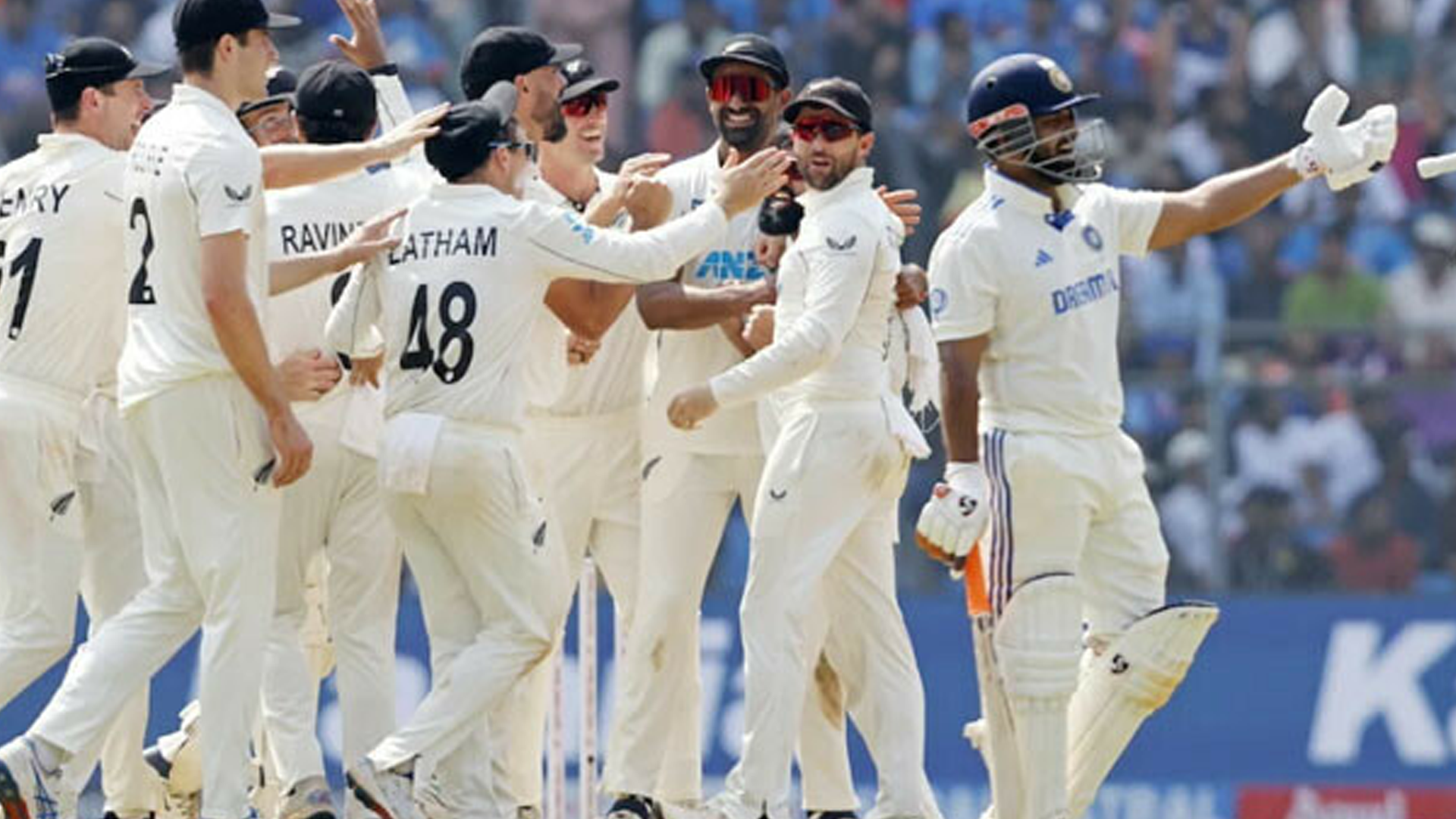 بھارت 25 سال بعدہوم سیریز میں وائٹ واش