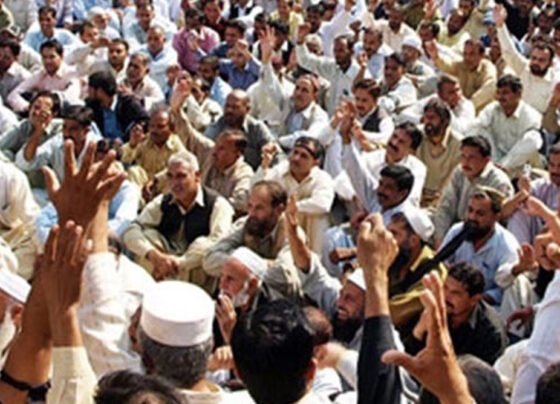 دھرنے کا اعلان