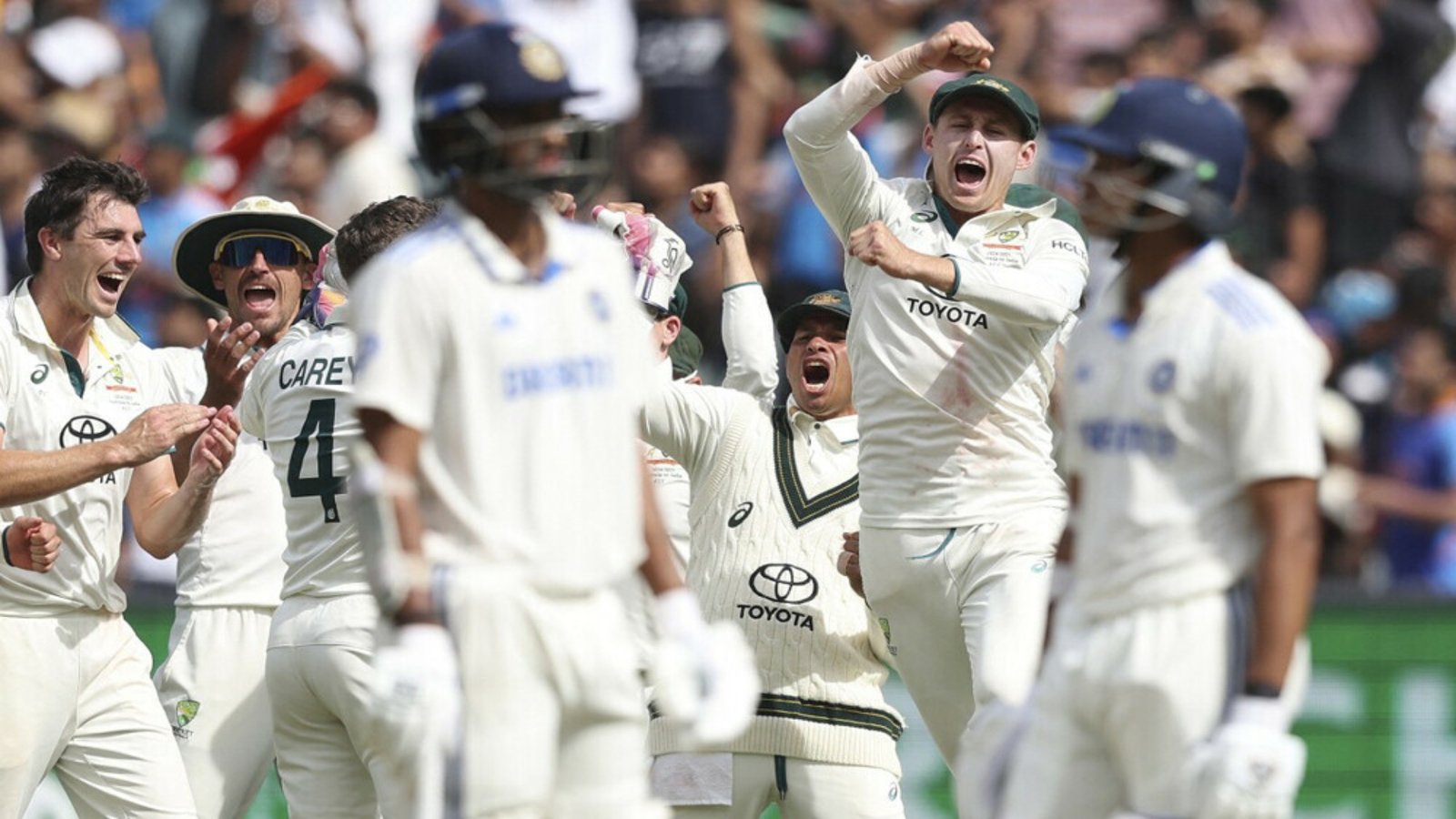 میلبورن ٹیسٹ: آسٹریلیا کے ہاتھوں شکست کے بعد بھارت کی فائنل تک رسائی مشکل