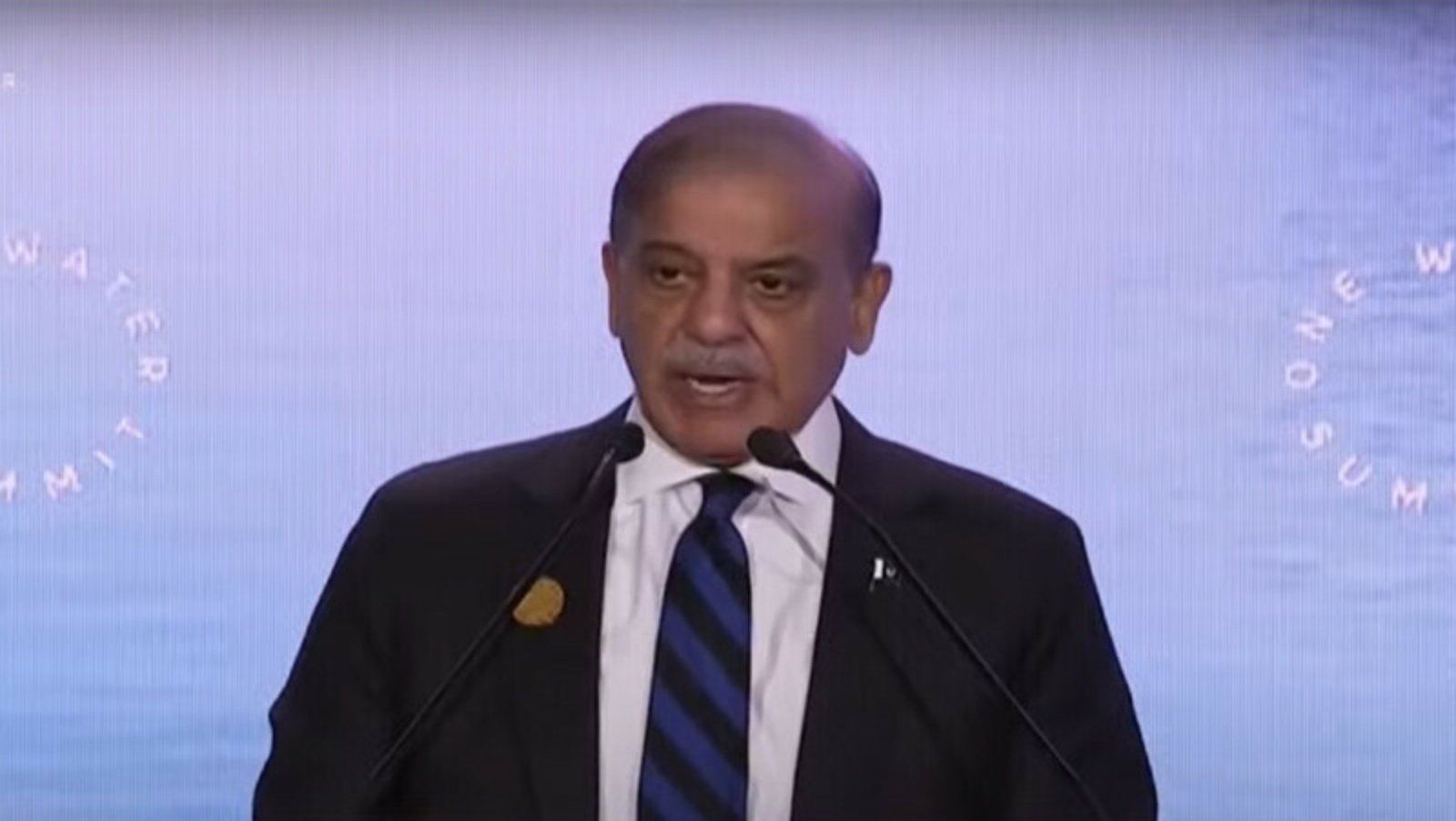پانی کی کمی دنیا کا سب سے بڑا مسئلہ ہے، حل کیلئے مشترکہ کاوشوں کی ضرورت ہے : وزیراعظم