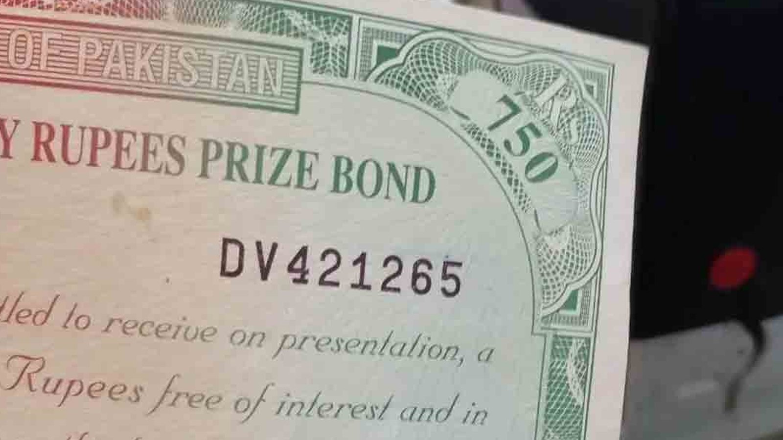 750 روپے مالیت کے پرائز بانڈز رکھنے والوں کیلئے خوشخبری