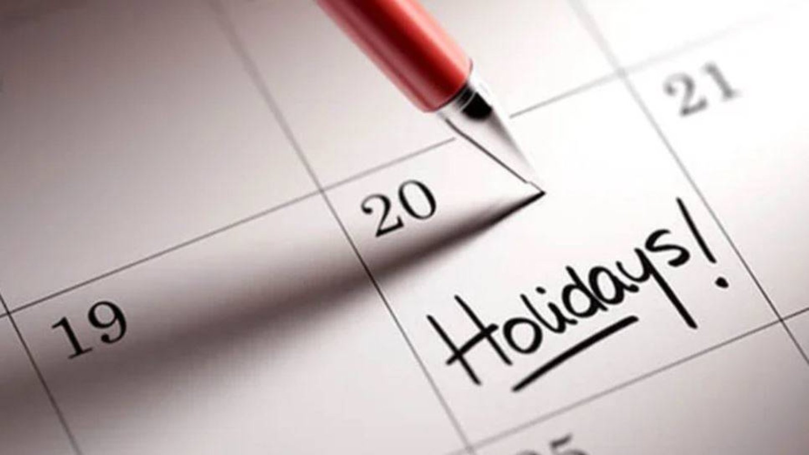 حکومت کا 20 اکتوبر کو تعطیل کا اعلان