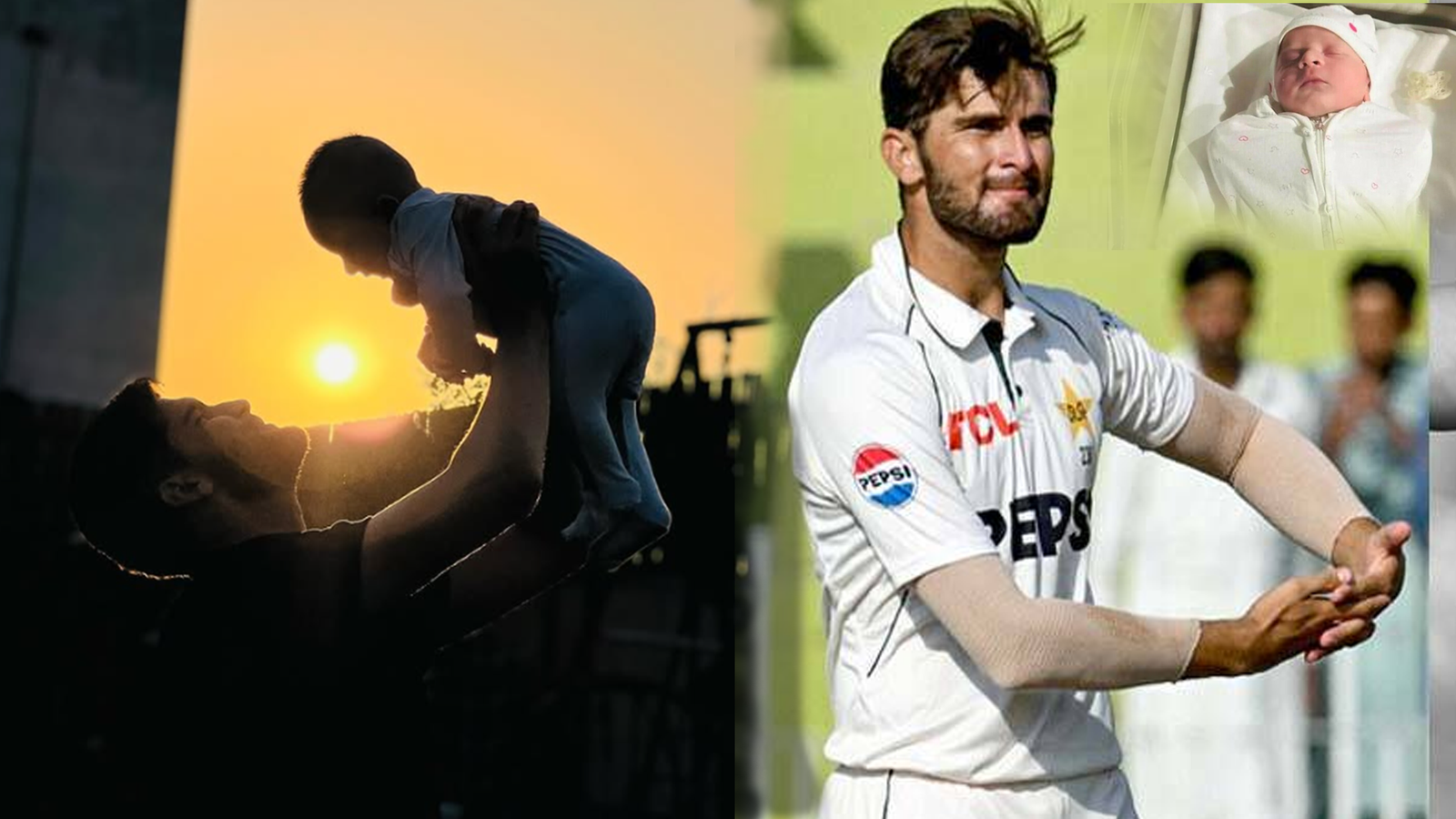 شاہین شاہ آفریدی کی حیمپیئنز ٹرافی کے آغاز سے قبل بیٹے کے ساتھ تصویر شیئر