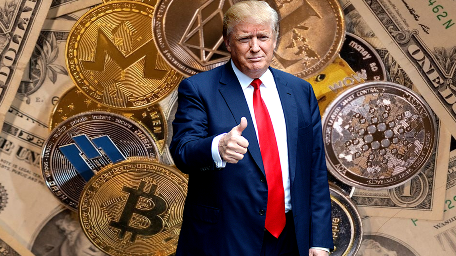 ڈونلڈ ٹرمپ کا 5 ڈیجیٹل کرنسیز کو امریکی کرپٹو ریزرو میں شامل کرنے کا اعلان، مارکیٹ میں تیزی
