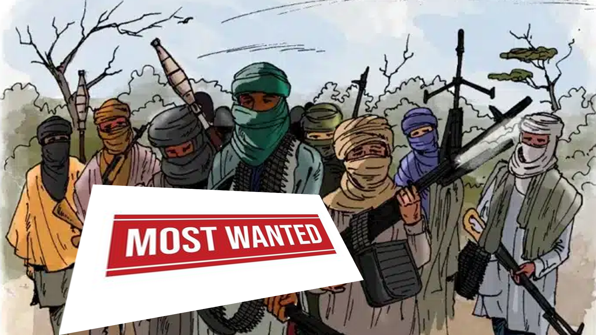 ملک کو انتہائی مطلوب 14 دہشتگردوں کے سروں کی قیمت مقرر، فہرست جاری