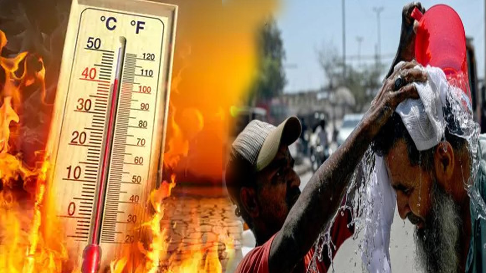 گرمی کی شدید لہر، درجہ حرارت 48 ڈگری سینٹی گریڈ سے تجاوز کر گیا