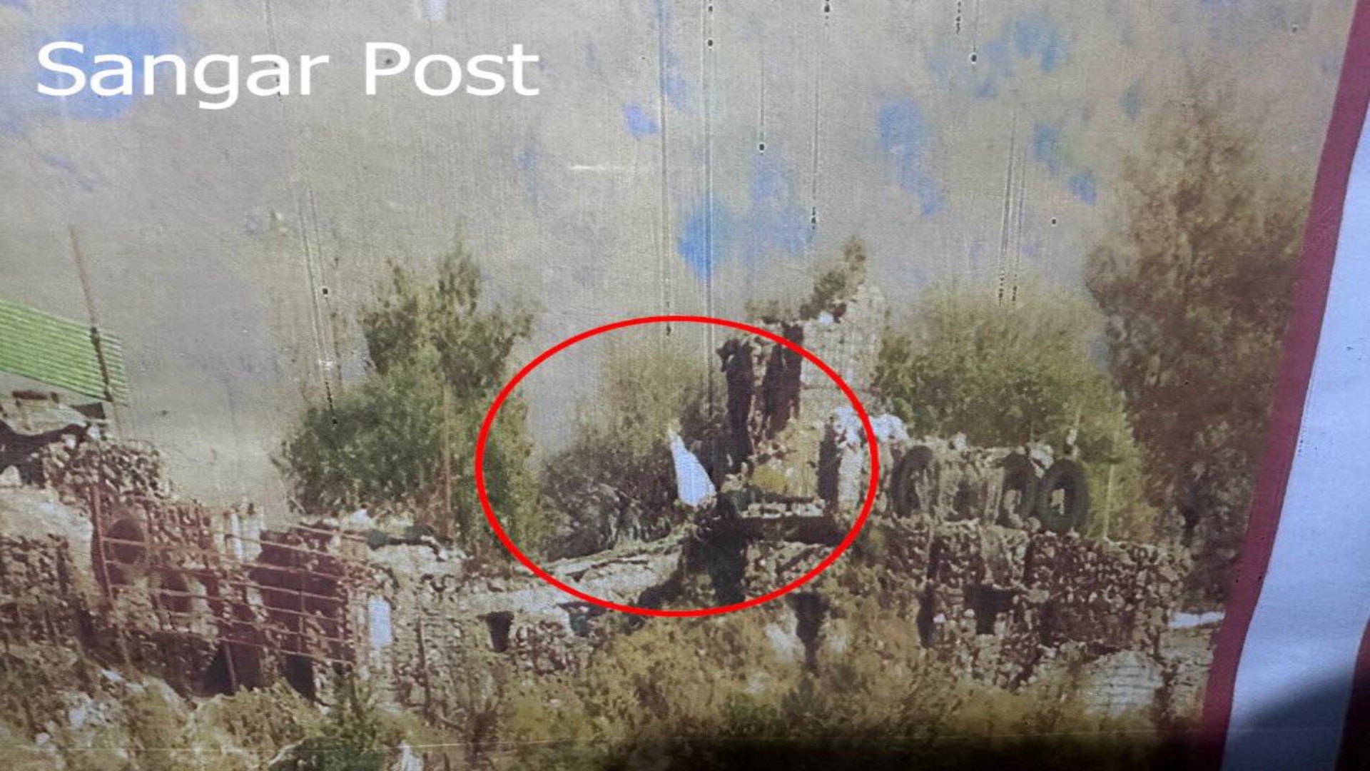 بھارتی فوج نے سانگھڑ پوسٹ بلمقابل چری کوٹ سیکٹر پر بھی سفید جھنڈا لہرا دیا