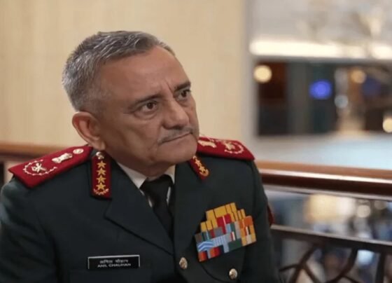بھارتی چیف آف ڈیفنس سٹاف (CDS) جنرل انیل چوہان آپریشن سندور میں شکست