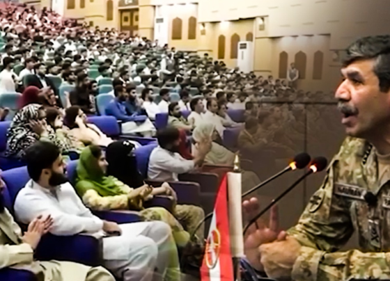 اعلیٰ عسکری قیادت کی طلبا اور اساتذہ سے بیٹھک