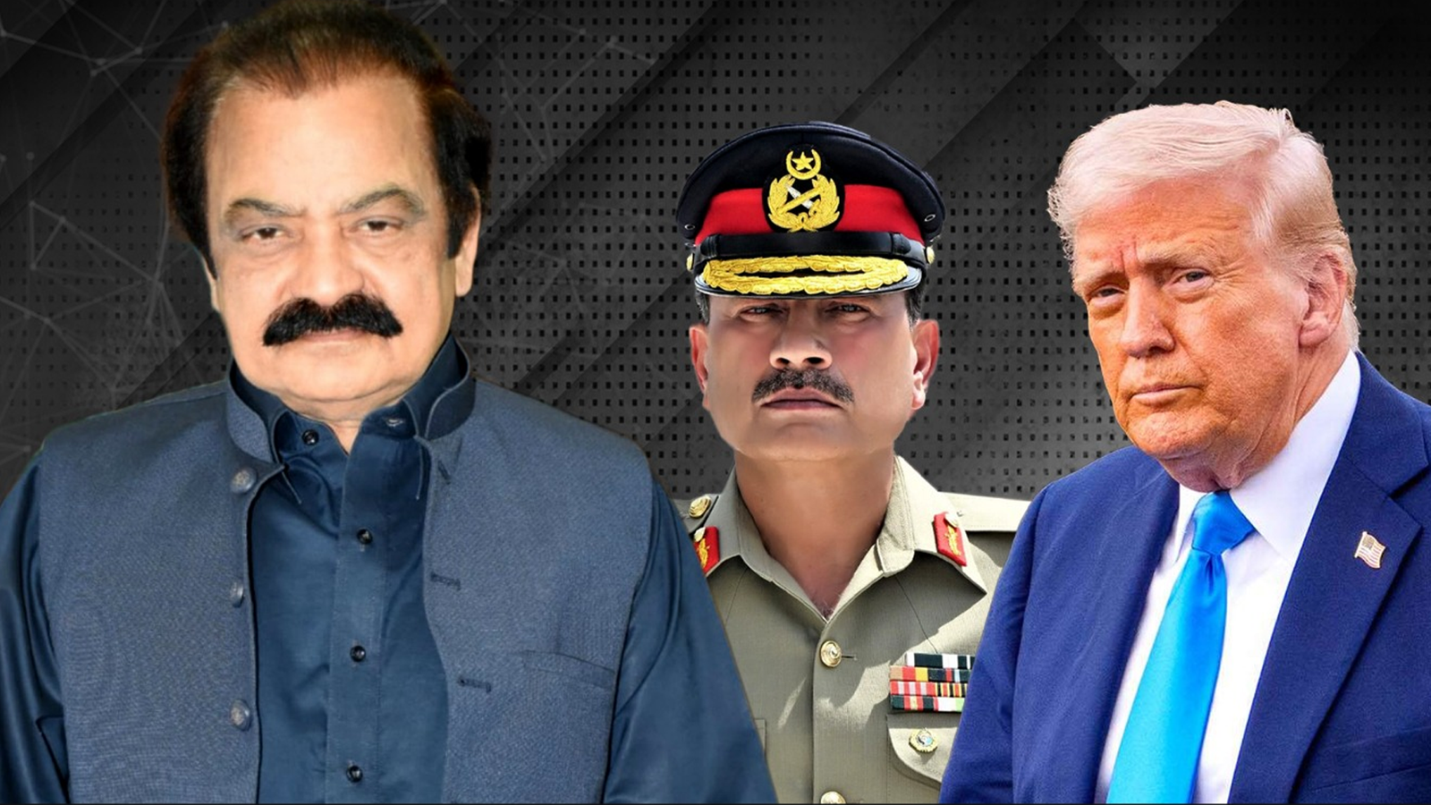 آرمی چیف اور ٹرمپ ملاقات میں تنازع کشمیر اور پانی کا مسئلہ شامل ہے، رانا ثنا اللہ