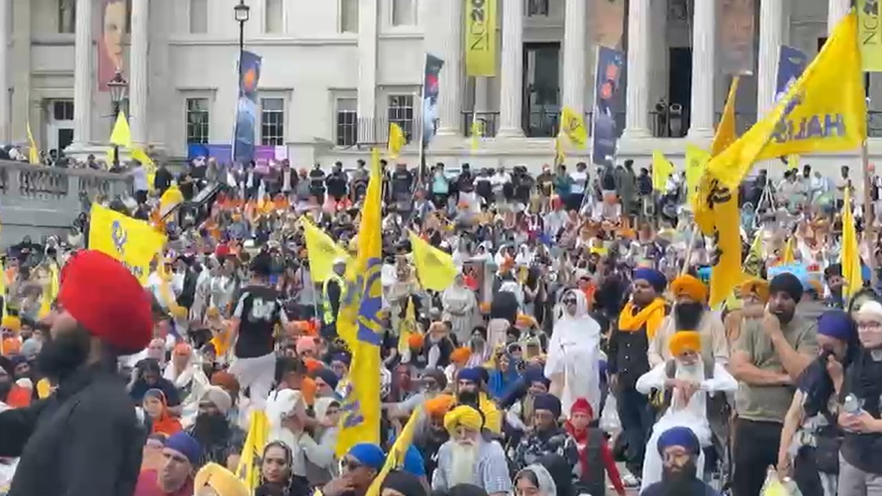 1984 سکھ قتل عام کی یاد میں لندن میں “ریمبرینس مارچ اینڈ فریڈم ریلی”، ہزاروں افراد شریک