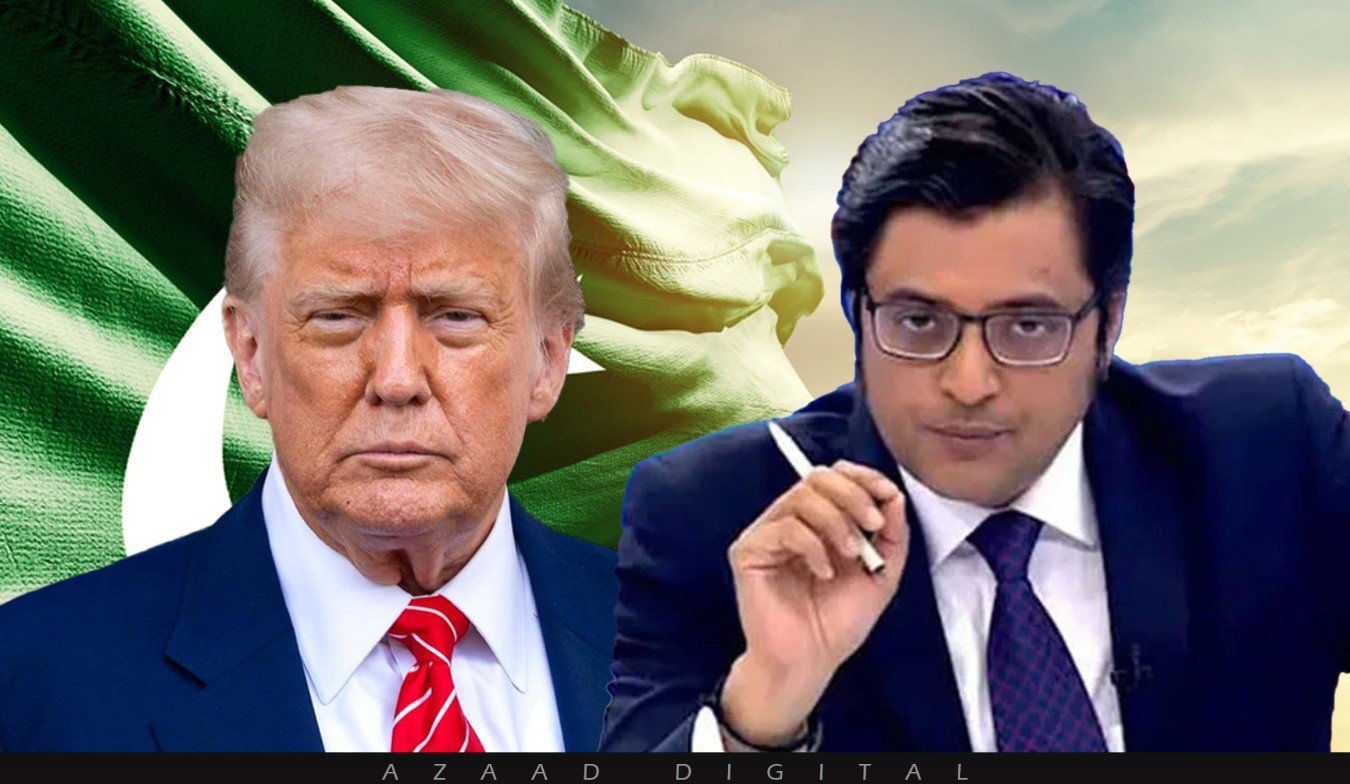 ٹرمپ کا پاکستان سے اظہار محبت ارنب گوسوامی کو ہضم نہ ہوا، زہر اگلنا شروع