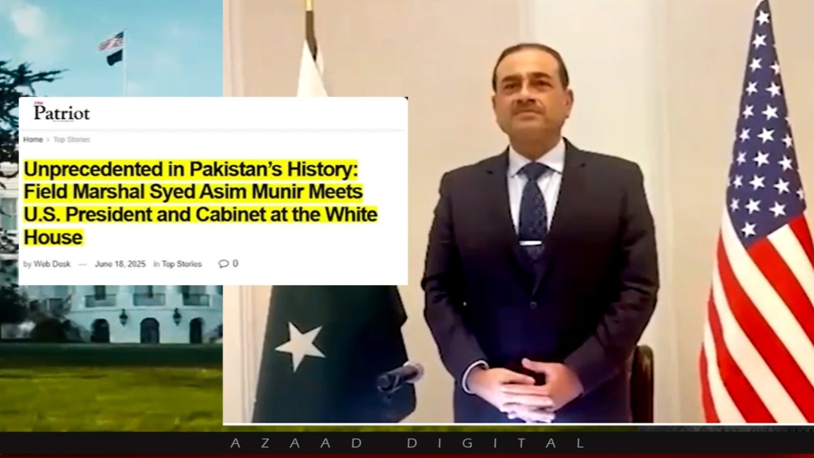 فیلڈ مارشل عاصم منیر کی امریکہ میں پذیرائی ، بھارت سخت گھبراہٹ میں مبتلا