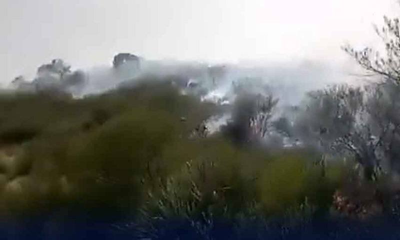 مالاکنڈ : پہاڑی جنگل میں لگی آگ شدت اختیار کرگئی،  6 کلومیٹر رقبہ لپیٹ میں لے لیا