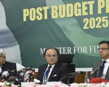 پوسٹ بجٹ پریس کانفرنس