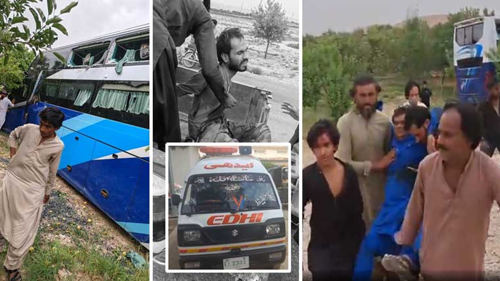 قلات میں مسافر کوچ پر فائرنگ، 3 افراد جاں بحق، متعدد زخمی