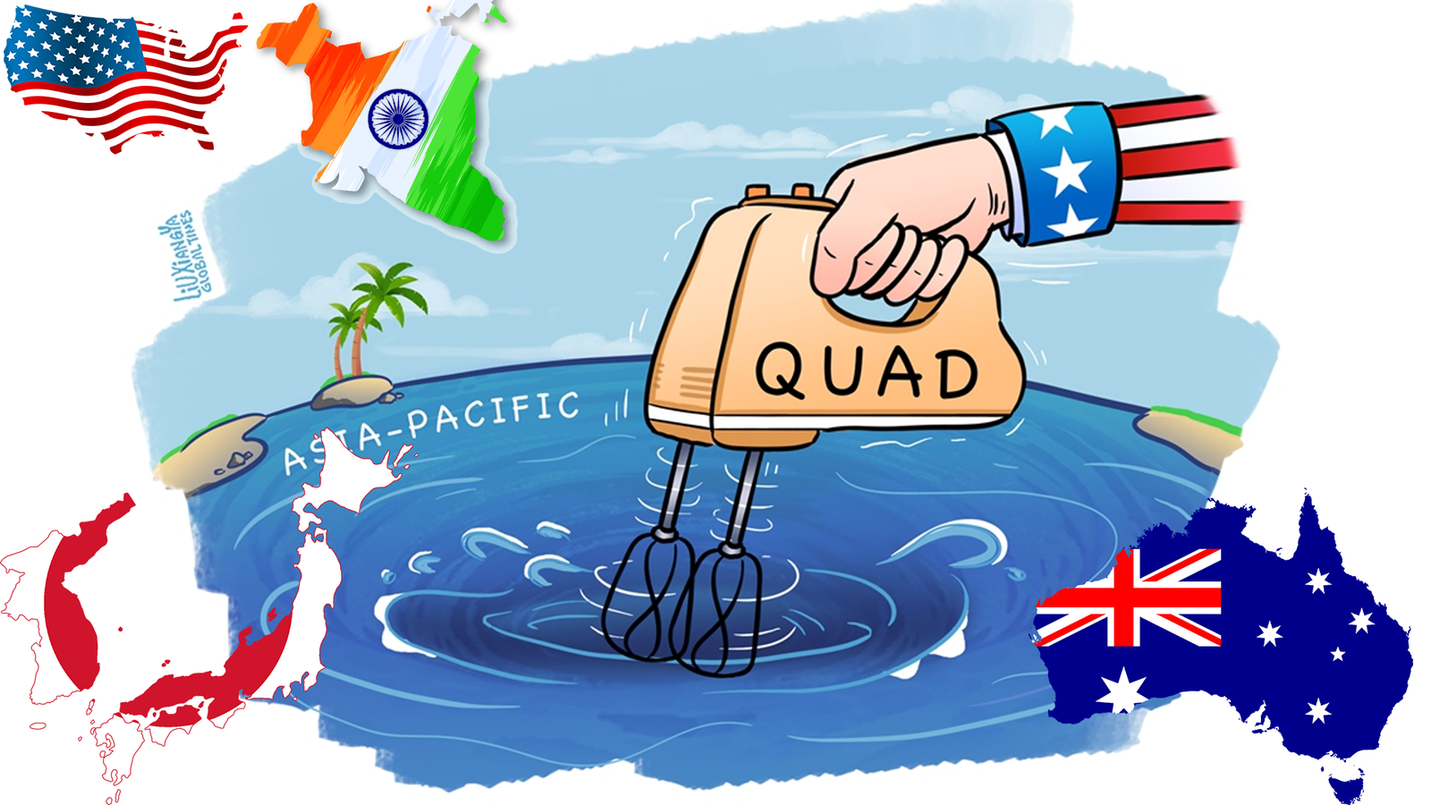 ’’کواڈ‘‘ مشن کا آغاز ’ بھارت کے ناکام دفاعی نظام اور کردار پر شدید تنقید