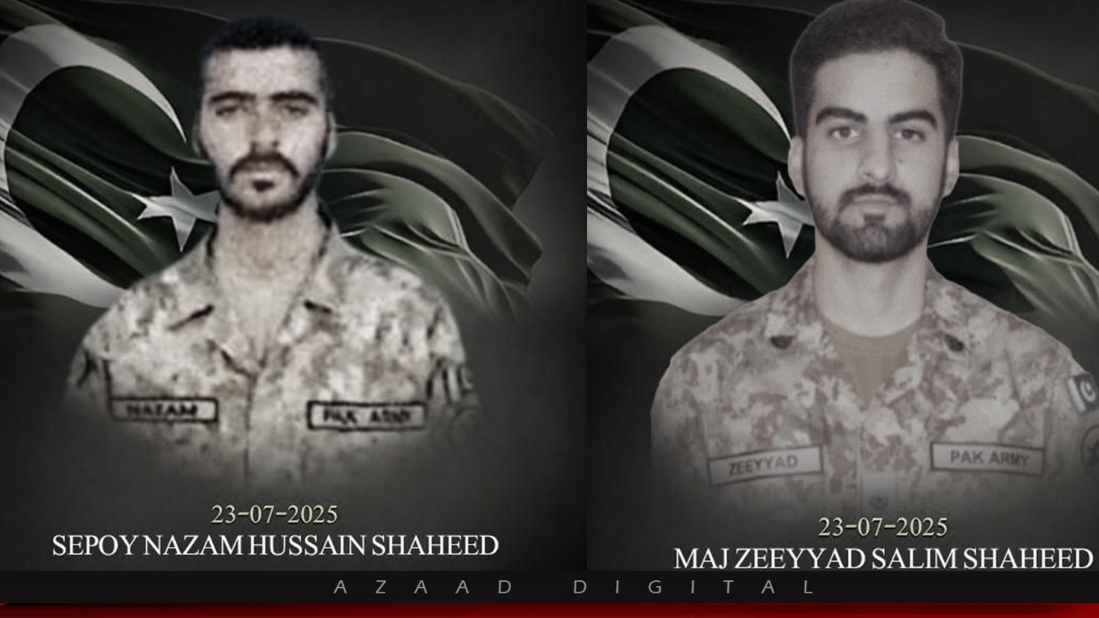 مستونگ میں سیکیورٹی فورسز کے آپریشن میں فتنہ الہندوستان کے 3 دہشتگرد ہلاک ، میجر اور سپاہی شہید