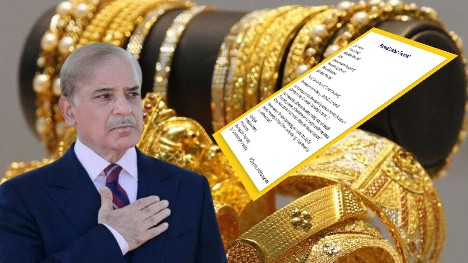 سونے اور جیولری برآمد کنندگان کا وزیراعظم شہباز شریف کو خط، بڑا مطالبہ کردیا