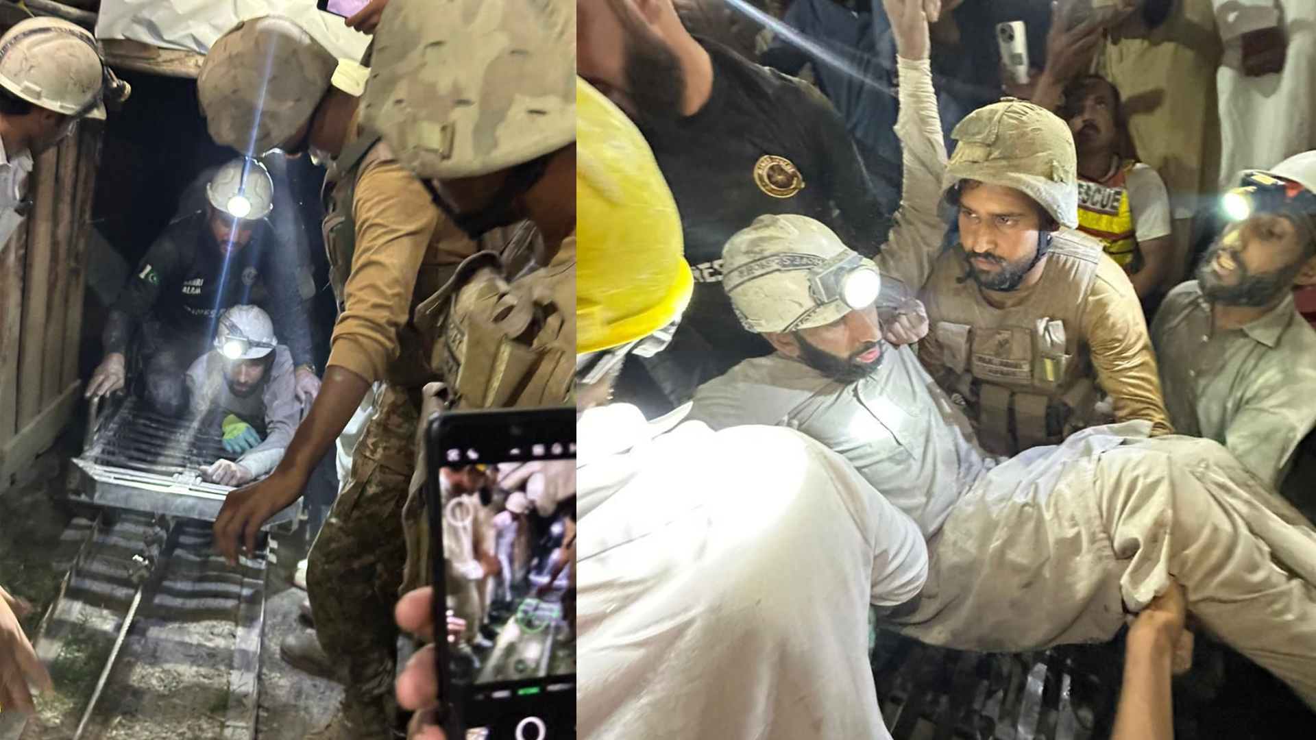 پاک فوج اور ریسکیو ٹیموں کا کامیاب آپریشن، سوات میں زمرد کی کان میں پھنسے 4 مزدور بحفاظت ریسکیو