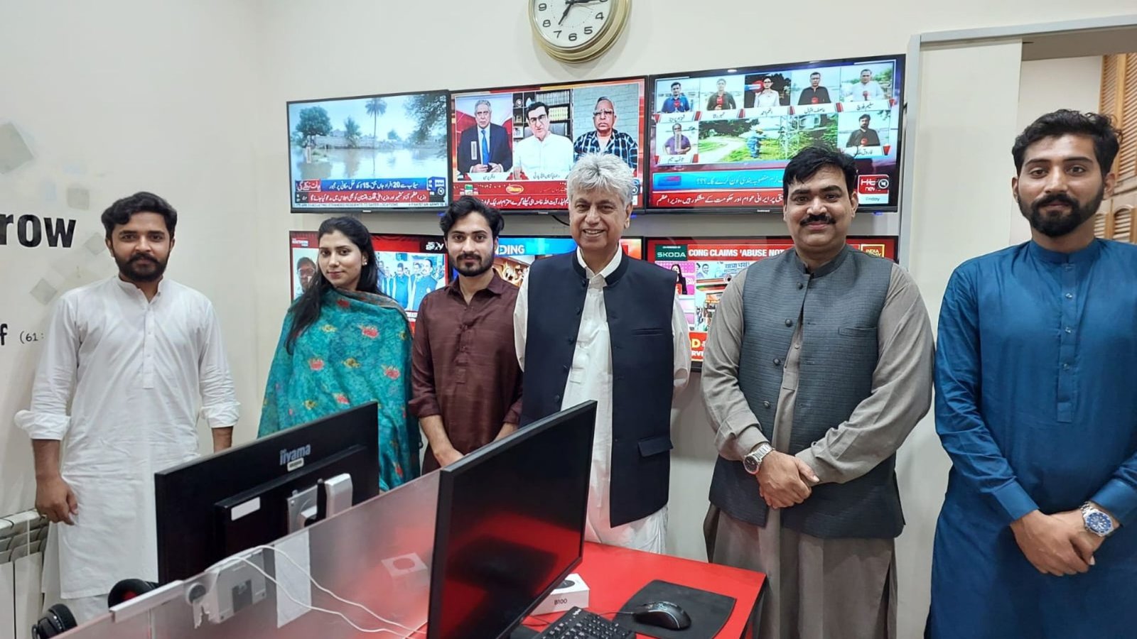 صدرِ مملکت کے ترجمان مرتضیٰ سولنگی کا آزاد ڈیجیٹل ہیڈ آفس کا دورہ، ڈیجیٹل میڈیا کے کردار کو سراہا