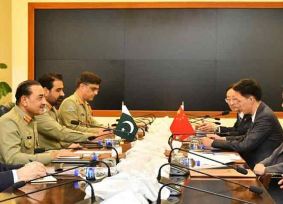 asim munir and chaina minister