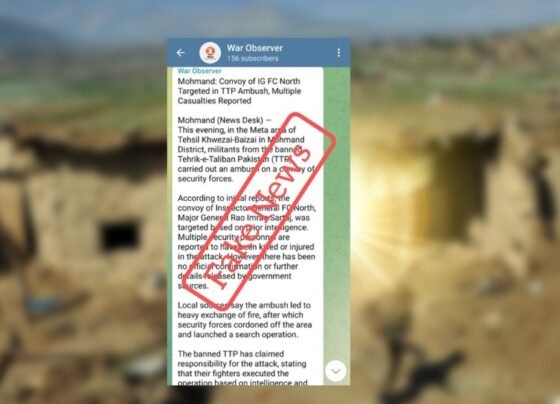 مہمند ایجنسی میں ٹی ٹی پی کے سکیورٹی فورسز پر حملے کی جھوٹی خبر بے نقاب