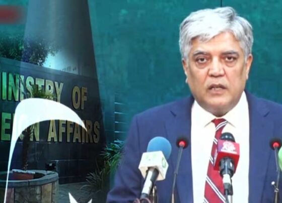چین میں شہباز شریف اور نریندر مودی کے درمیان کوئی ملاقات طے نہیں ، دفتر خارجہ