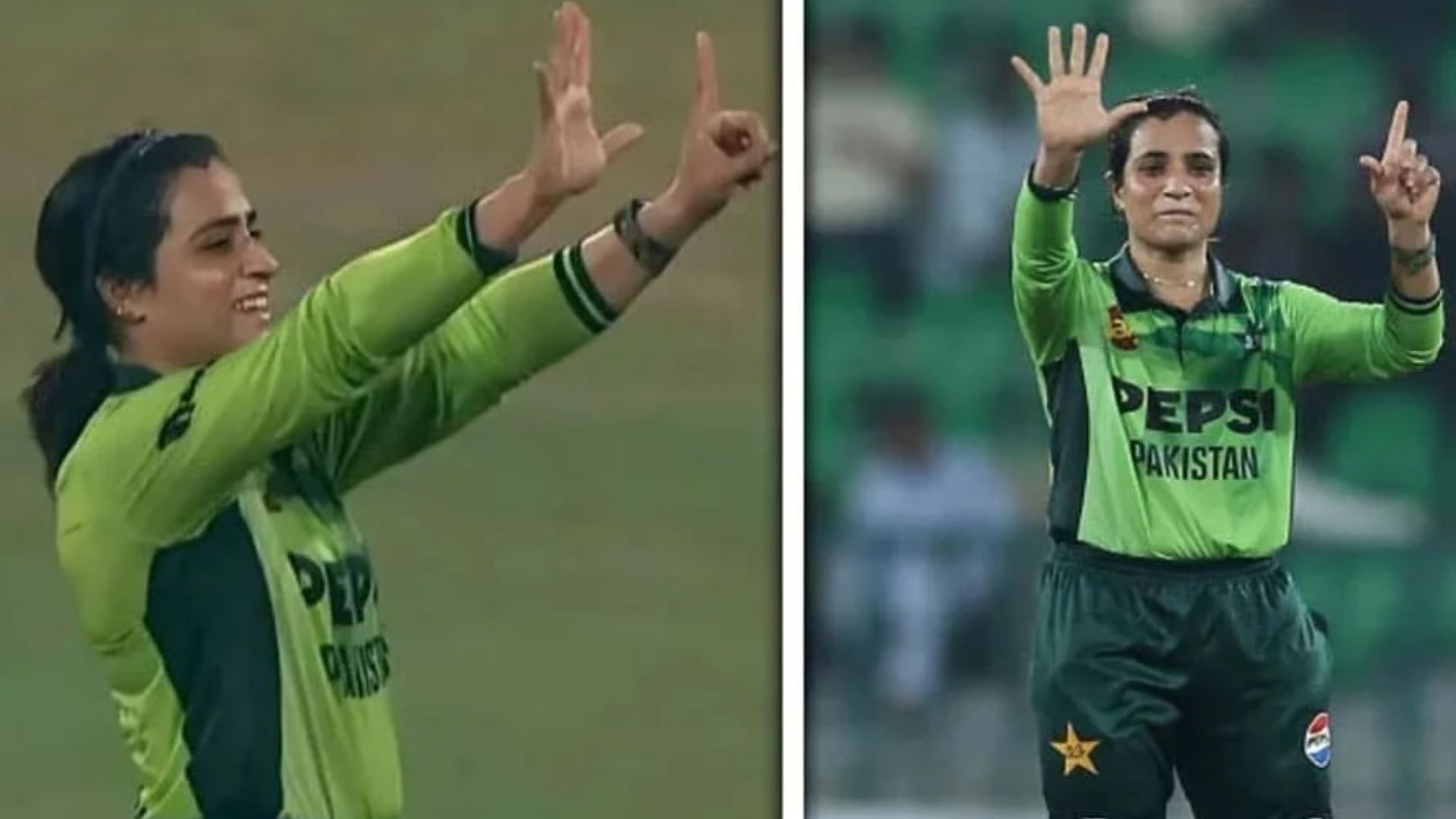 سنچری کے بعد سدرہ امین کا ’6‘ کا اشارہ، بھارت میں واویلا مچ گیا