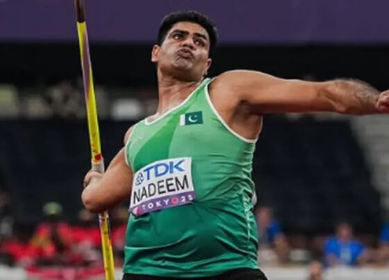 ورلڈ ایتھلیٹکس چیمپئن شپ کے فائنل میں ارشد ندیم کا 82.73 میٹر تھرو کے ساتھ آغاز