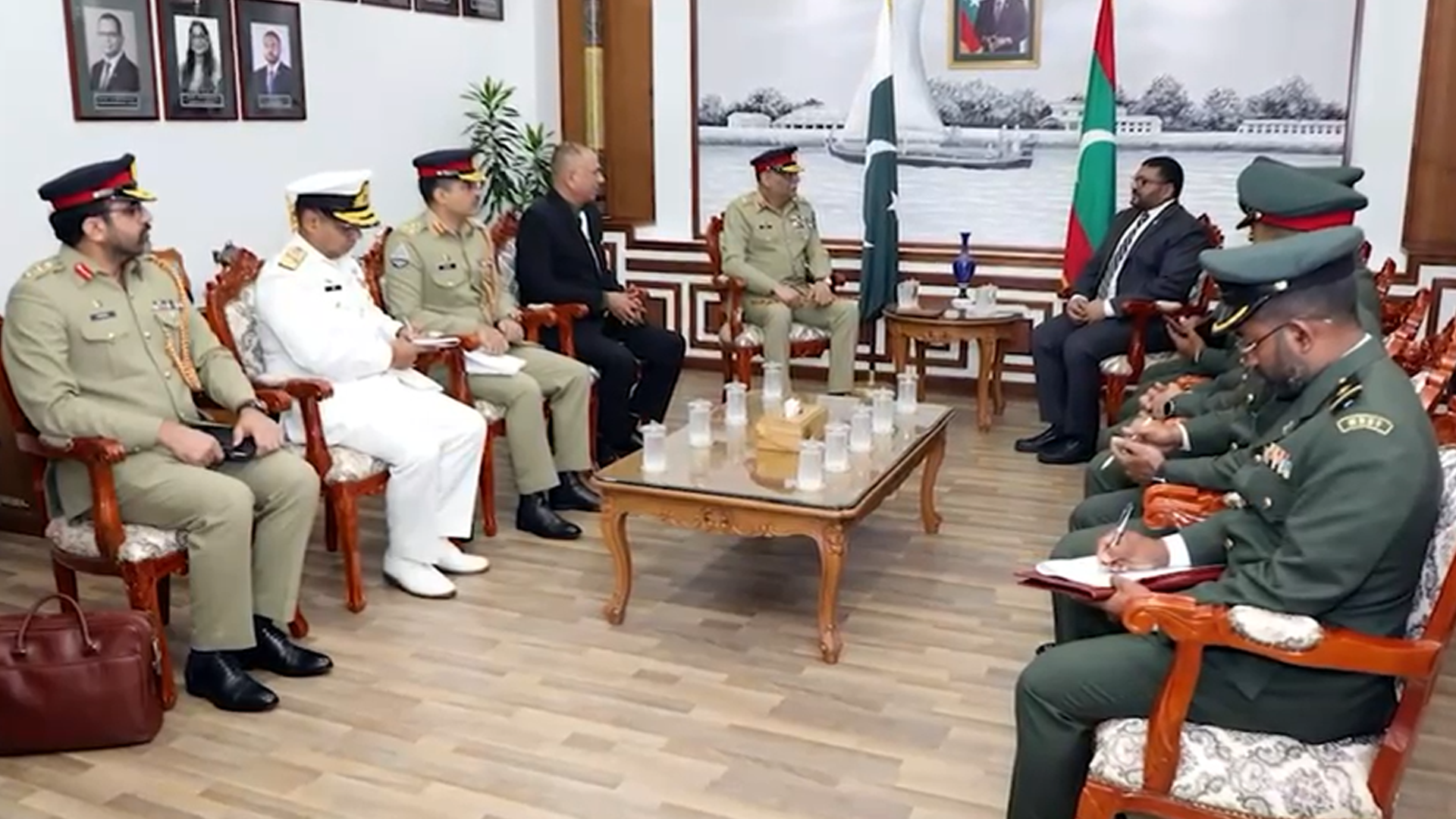 جنرل ساحر شمشاد مرزا کا مالدیپ کا اہم دورہ، دفاعی تعلقات کے فروغ پر اتفاق