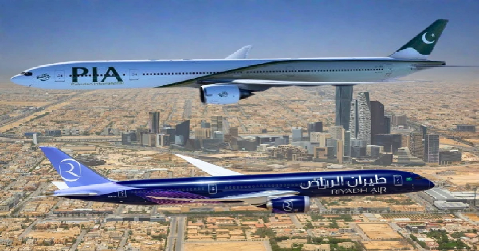 پی آئی اے اور سعودی عرب کی ریاض ایئر کے مابین اہم اور تاریخی معاہدہ