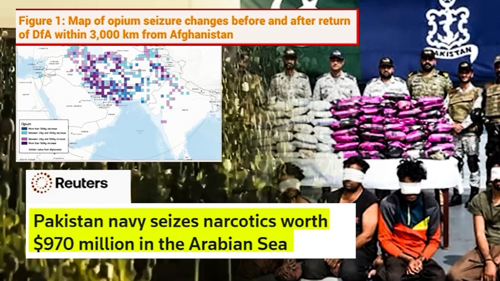 افغانستان میں کیمیائی منشیات کی پیداوار و اسمگلنگ خطہ کیلئے خطرہ قرار