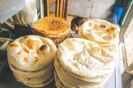 روٹی، نان اور پراٹھے کی قیمتوں میں اضافہ