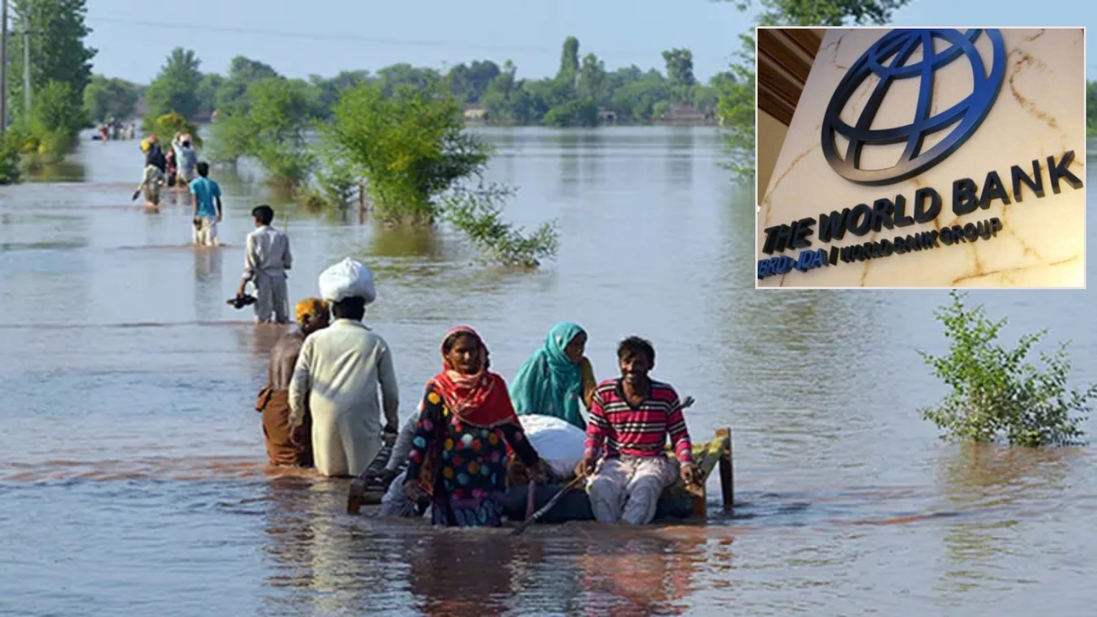 سیلاب کے باعث معاشی ترقی میں کمی اور مہنگائی بڑھنے کا خدشہ ہے ، عالمی بینک