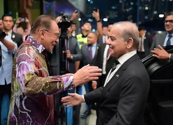 وزیر اعظم کا ملائیشیا پہنچنے پر استقبال