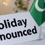 Holiday notification