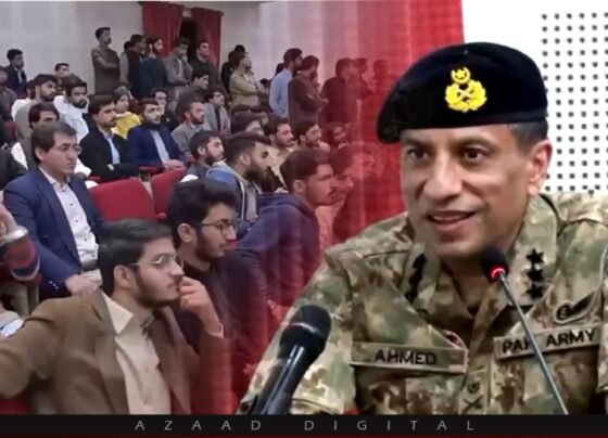 ڈی جی آئی ایس پی آر کی قائداعظم یونیورسٹی میں طلبہ و اساتذہ کیساتھ خصوصی نشست