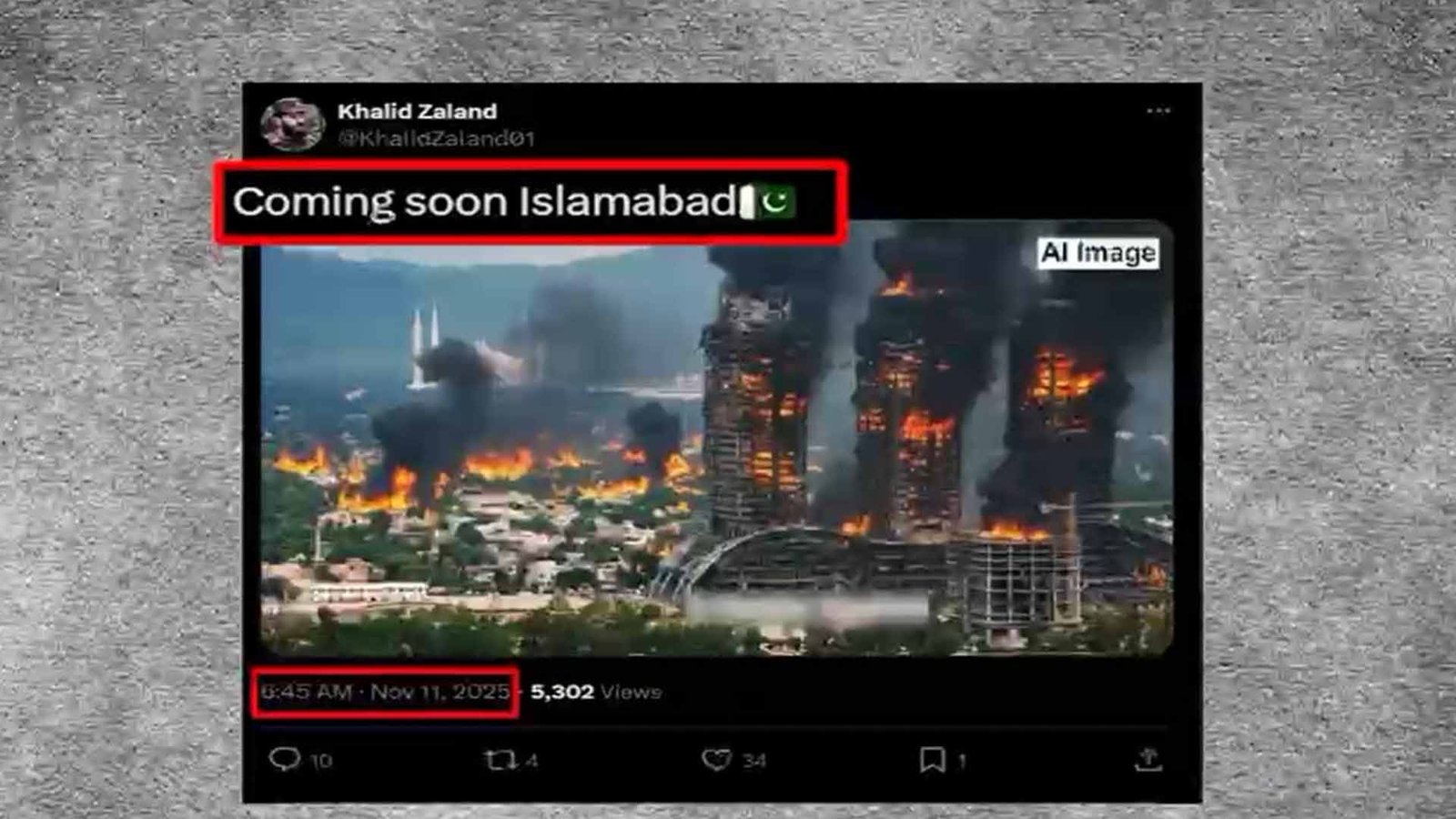 اسلام آباد میں خود کش دھماکے کے پیچھے افغانستان کا ہاتھ، ذرائع