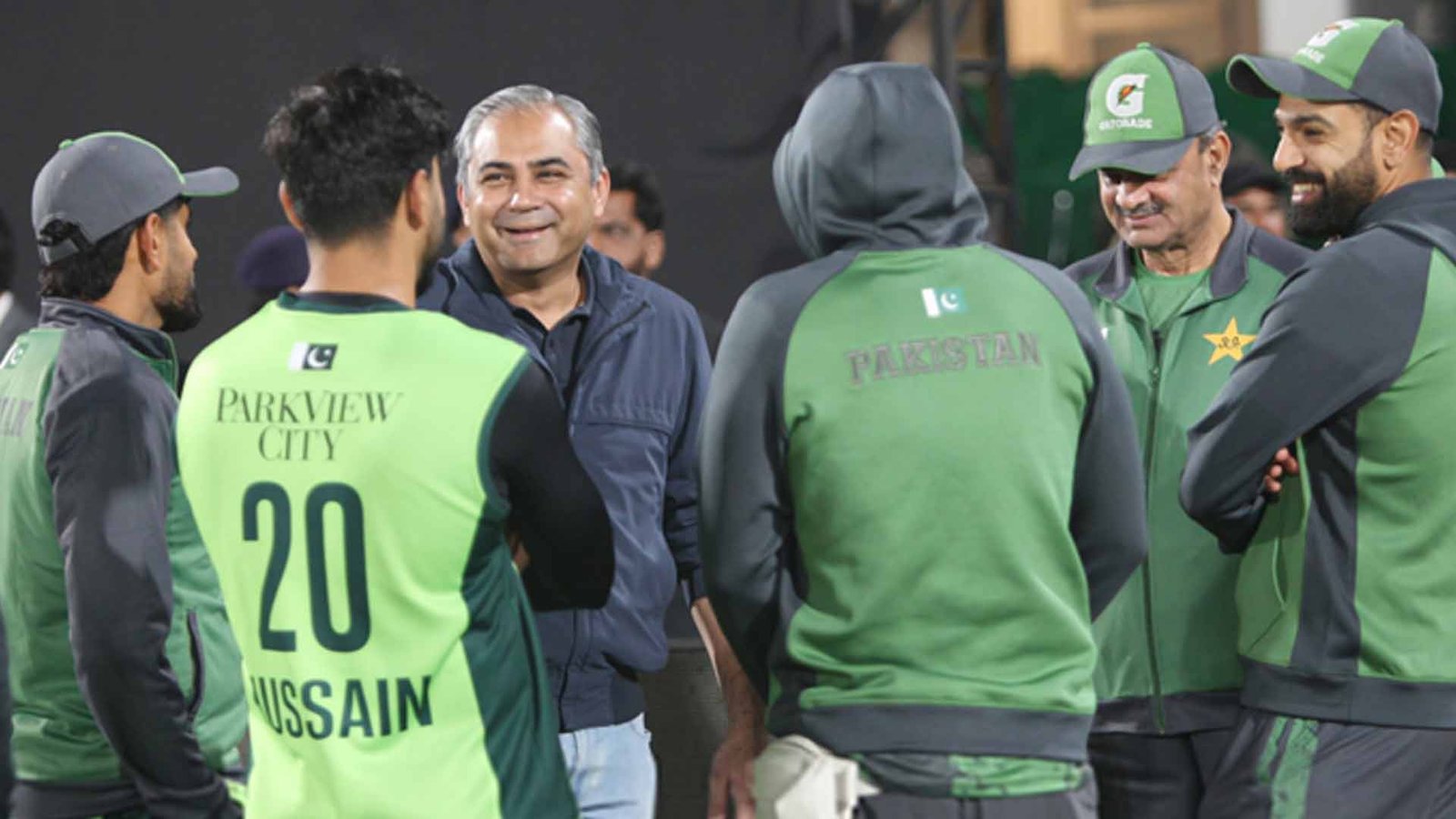 چیئرمین پی سی بی محسن نقوی کا پنڈی اسٹیڈیم کا دورہ، پاکستان اور سری لنکن ٹیموں سے ملاقات