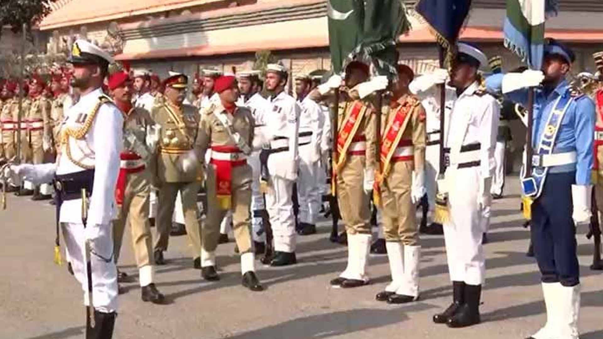 چیئرمین جوائنٹ چیفس آف اسٹاف کمیٹی جنرل ساحر شمشاد کے اعزاز میں الوداعی تقریب