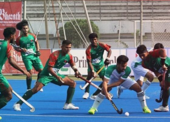 ہاکی ورلڈ کپ کوالیفائنگ راؤنڈ، پاکستان نے بنگلہ دیش کو 8 گول سے ہرا دیا