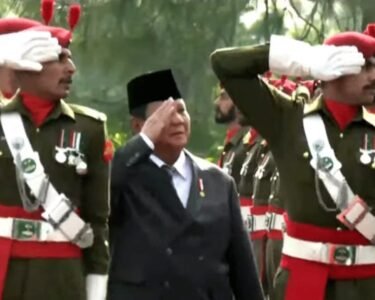 انڈونیشین صدر کا وزیراعظم ہاؤس میں پرتپاک استقبال، گارڈ آف آنر پیش