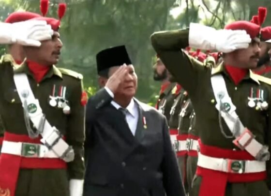 انڈونیشین صدر کا وزیراعظم ہاؤس میں پرتپاک استقبال، گارڈ آف آنر پیش